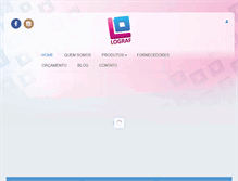 Tablet Screenshot of lograf.com.br